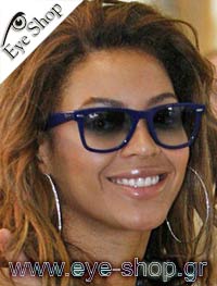  Beyonce-Knowless wearing sunglasses RayBan 2140 Wayfarer
