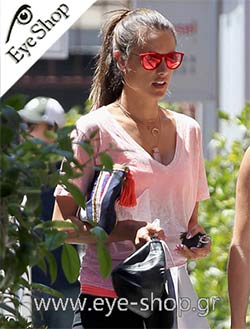  Alessandra-Ambrosio wearing sunglasses rayban erika 4171