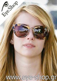  Emma-Roberts wearing sunglasses Miu Miu 10NS