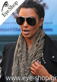  Kim Kardashian wearing sunglasses Porsche Design p8478