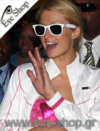  Paris Hilton wearing sunglasses RayBan 2140 Wayfarer