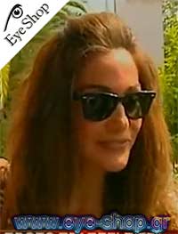  Despina-Vandi wearing sunglasses RayBan 2140 wayfarer
