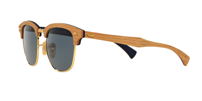 Rayban Clubmaster Wood 3016M 1180R5 woo 360 view