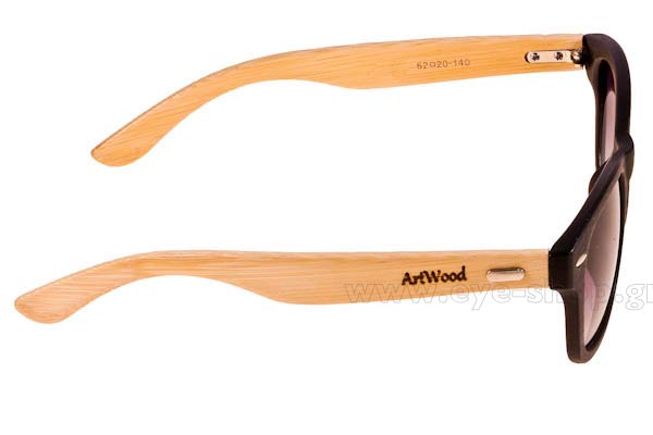 Artwood Milano model Bambooline 1 MP200 color Black - bamboo temples