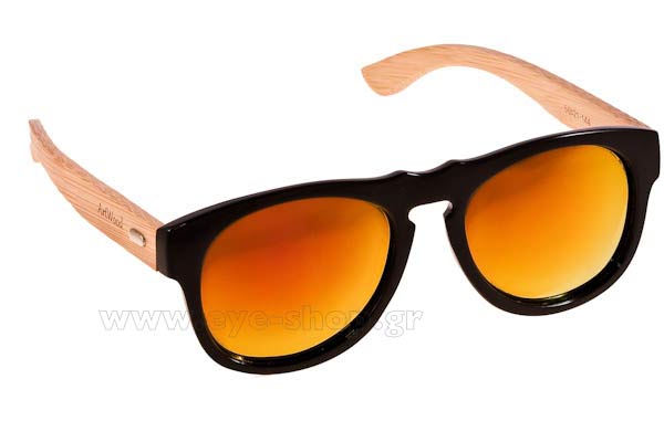 Sunglasses Artwood Milano Steve 60 Black OrangeMirror Polarized Cat4