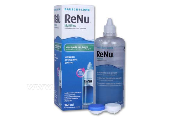 Contact lenses solutions cleaners  Bausch-Lomb ReNu MultiPlus Solution 360ml  