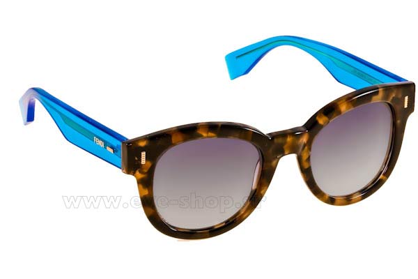 Sunglasses Fendi FF 0026S 7OO08 HVBEIBLTT (DK BLUE SF)