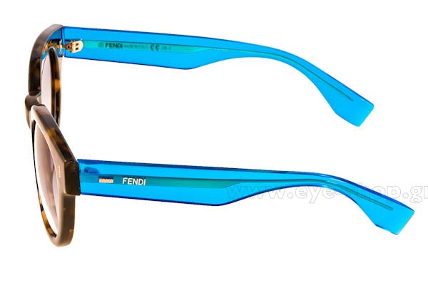 Fendi model FF 0026S color 7OO08 HVBEIBLTT (DK BLUE SF)