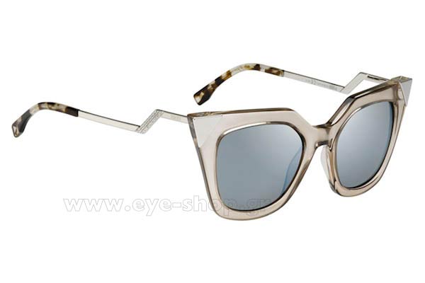 Sunglasses Fendi FF 0060S MSQ  (3U)	GRY PDBEI (KAKI SP BLU)
