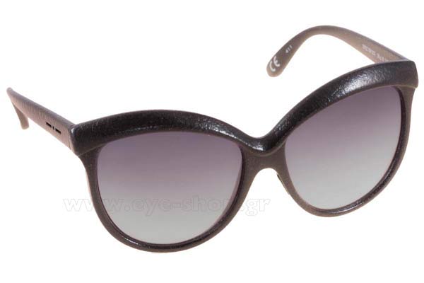 Sunglasses Italia Independent I PLASTIK 0092C 009.000 Leather Effect treatment
