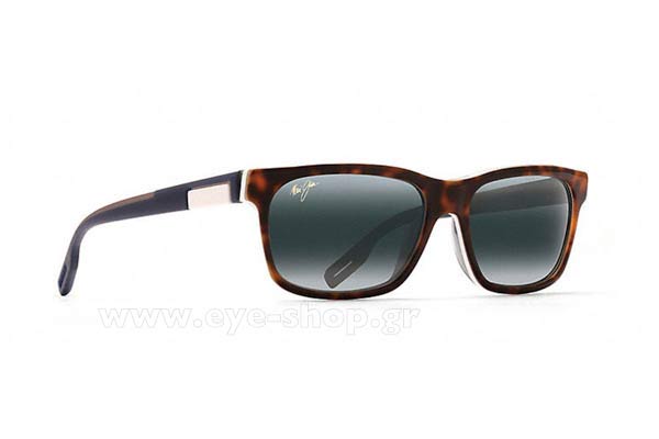 Sunglasses Maui Jim EH BRAH 284-57 Krystal Gray gradient Polarized Plus2