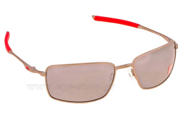 Sunglasses Oakley Square Wire 4075 4075 07 Black Iridium Polarized