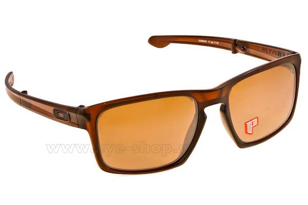 Sunglasses Oakley SLIVER F 9246 05 Matte Dark Amber Tungsten Iridium Polarized