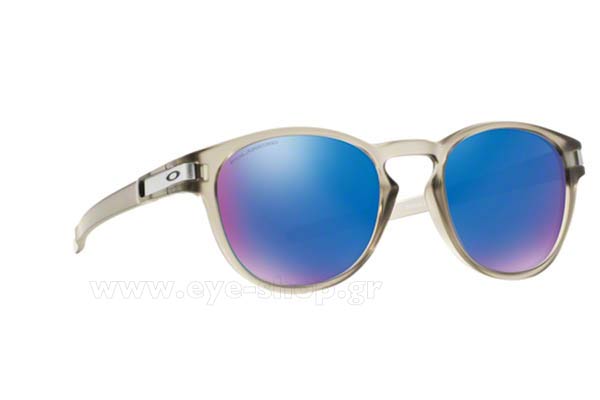 Sunglasses Oakley LATCH 9265 08 mt grey ink sapphire ird polarized
