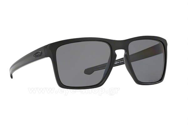 Sunglasses Oakley SLIVER XL 9341 01 Mt Black Grey Polarized