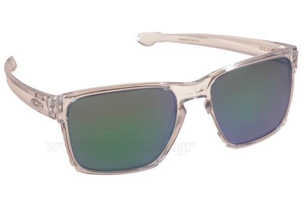 Sunglasses Oakley SLIVER XL 9341 02 Pol Clear Jade iridium