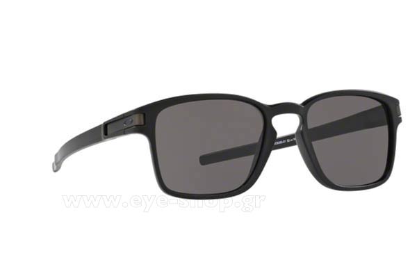 Sunglasses Oakley LATCH SQ 9353 01 MtBlack Warm grey
