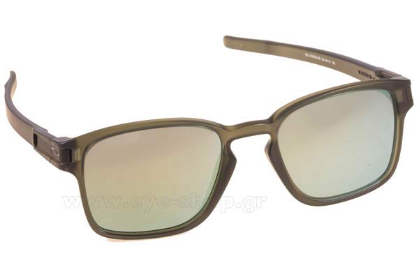 Sunglasses Oakley LATCH SQ 9353 08 Matte olive ink Emerald Iridium