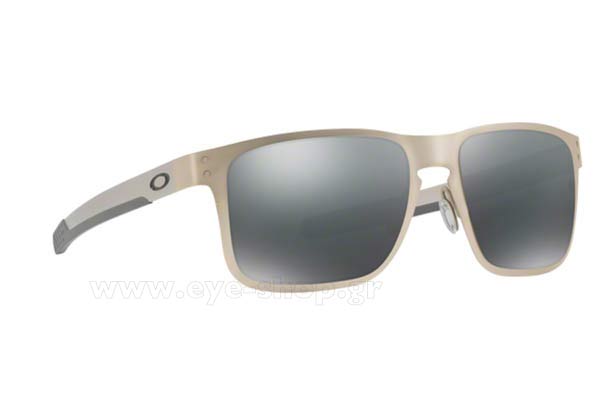 Sunglasses Oakley Holbrook Metal 4123 03 Satin Chrome blk Irid
