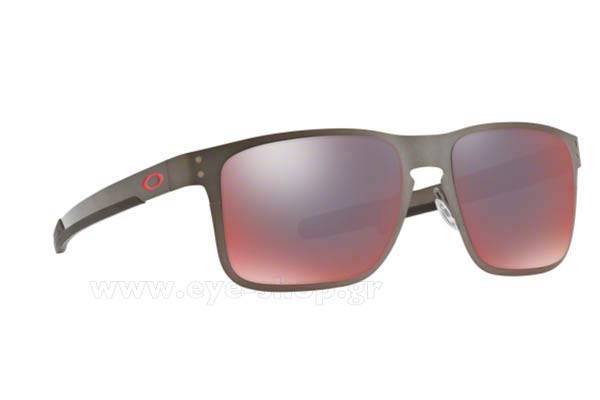Sunglasses Oakley Holbrook Metal 4123 05 Matte Gunmetal Torch Irid Polarized