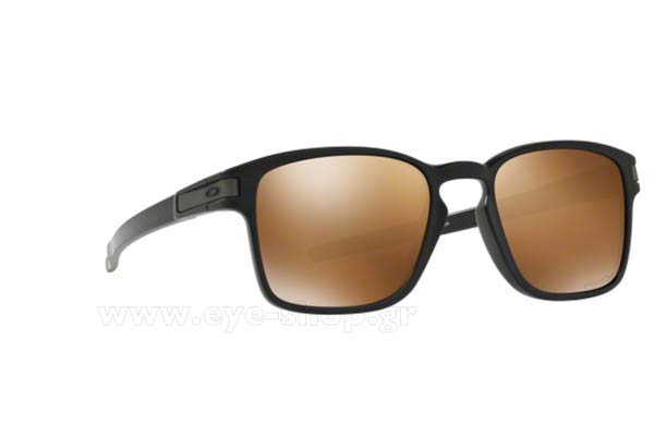 Sunglasses Oakley LATCH SQ 9353 12 MATTE BLACK prizm tungsten polarized
