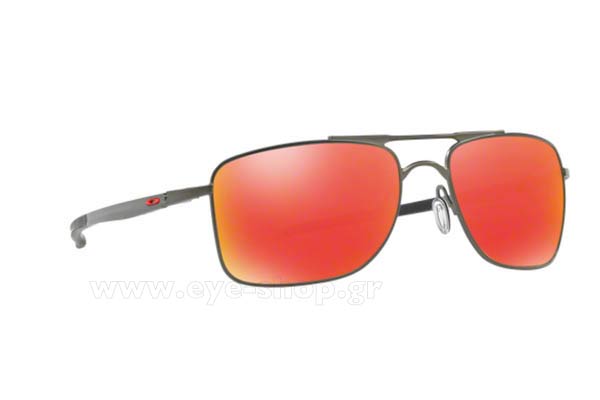 Sunglasses Oakley Gauge 8 4124 03 Mt Carbon Ruby Irid