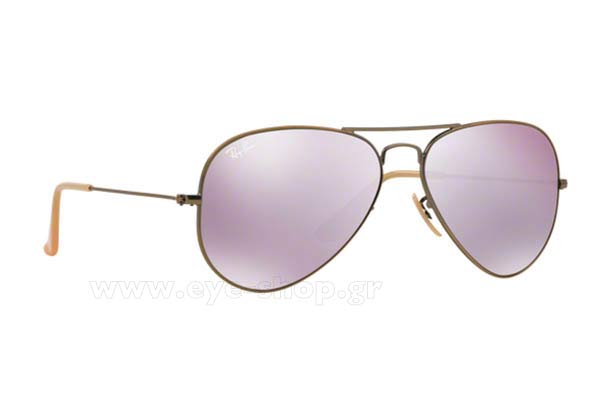 Sunglasses RayBan 3025 Aviator 1674K Lilac Mirror