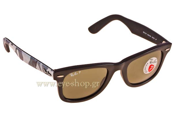 Sunglasses Rayban 2140 Wayfarer 606658 Urban Camouflage Polarized