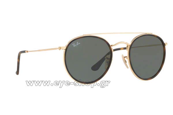 Sunglasses Rayban 3647N Round Double Bridge 001