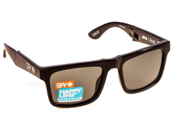 Sunglasses SPY FOLD BLK- HappyLens GREYGREEN polarized