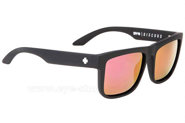 Sunglasses SPY DISCORD 183119374363 MATTE BLACK Happy Lens