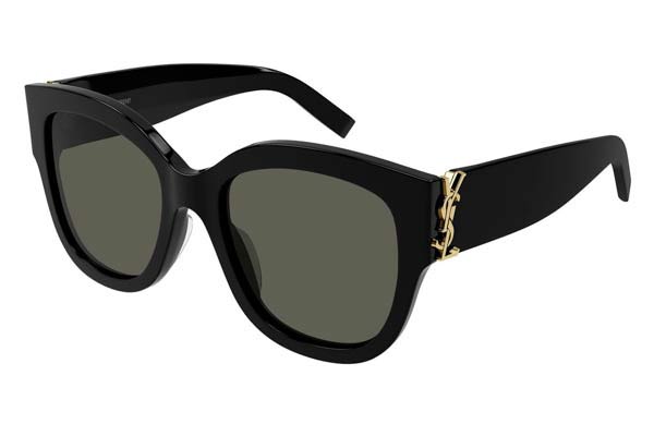 Sunglasses Saint Laurent SL M95F 001 black black grey