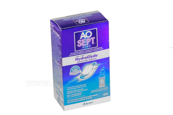 Contact lenses solutions cleaners  Alcon Ciba Aosept Plus 90ml Hydraglide  