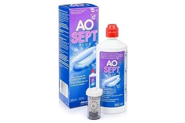 Contact lenses solutions cleaners  Alcon Ciba Aosept Plus 360ml  
