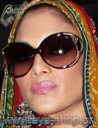  Nicole-Scherziger wearing sunglasses Roberto Cavalli 443s Perla