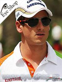  Adrian-Suttil wearing sunglasses Prada Sport 51HS