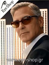  George-Clooney wearing sunglasses Persol 3043S