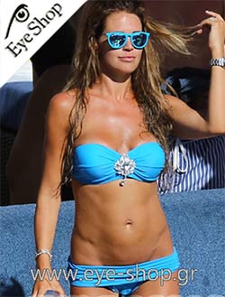  Danielle-Lloyd wearing sunglasses Rayban Erika 4171