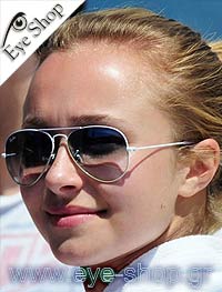 Hayden Panettiere wearing Ray Ban Aviator Sunglasses model 3025 Aviator and color W3276