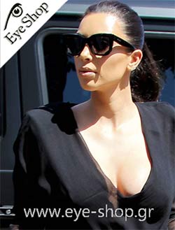  Kim-Kardashian wearing sunglasses Celine CL 41039S