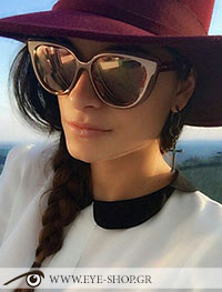  Lalinda wearing sunglasses Jimmy Choo CINDY