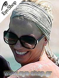 Sarah-Harding wearing sunglasses Roberto Cavalli 504 Danubrite