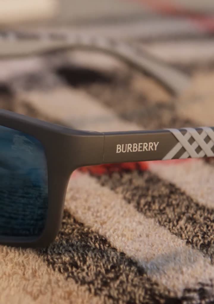 Burberry men's sunglasses SS26 — oversized British luxury from Eye-Shop