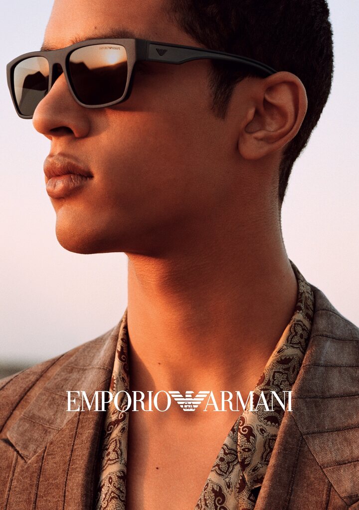 Emporio Armani EA4267 — men's sunglasses with square frame, Eye-Shop