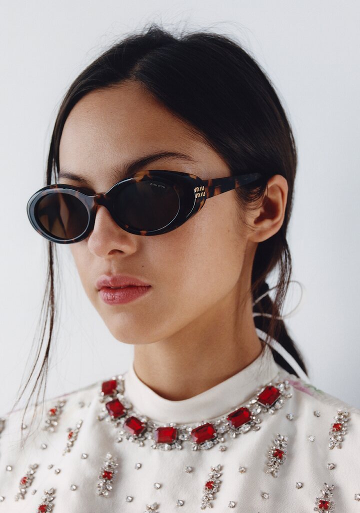 Miu Miu eyewear frames 2026 — women's eyewear with italian acetate