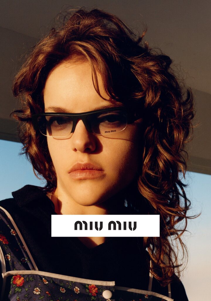 Miu Miu — oval sunglasses with tortoise acetate frame, Eye-Shop