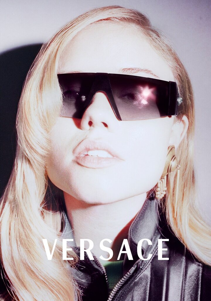 Versace VE4516 — γυναικεία shield γυαλιά ηλίου, Eye-Shop