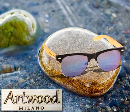 Artwood-Milano Club bamboo sunglasses - wooden                                                                                                                                                                                                             — ARTWOOD-MILANO