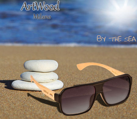 Men wooden sunglasses  ArtWood Milano                                                                                                                                                                                                                      — ARTWOOD-MILANO