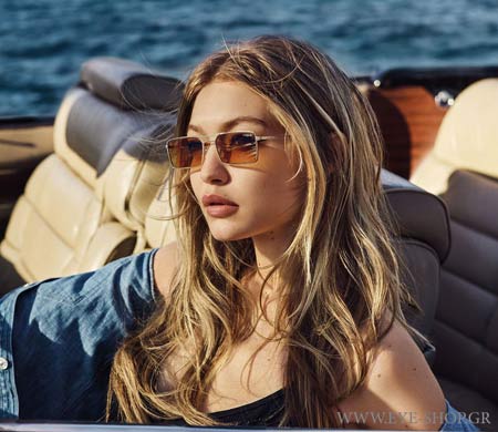 Gigi Hadid wearing the new Vogue sunglasses models                                                                                                                                                                                                         — VOGUE
